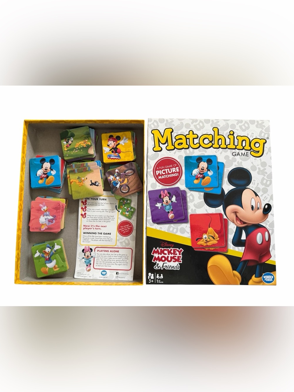 Disney Mickey Mouse Memory Matching Game - Complete - Picture 3 of 4